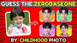 Guess ZEROBASEONE Member Childhood Photo! | K-Pop Quiz Game 💙