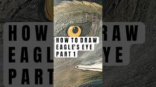 HOW TO DRAW...EAGLE'S EYE PART 1 #eagle #adler #steinadler #drawing