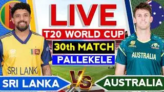 🔴Live - SL vs Aua T20 WC Live | Cricket Live Score & Commentary | Sri Lanka vs Australia Live