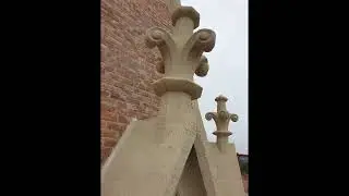 Meg&uacute;jult az &aacute;gfalvi templomtorony