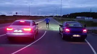 Audi A6 C7 3.0TDI st2 vs Subaru Impreza GD 2.5T