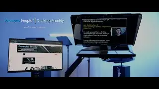 Prompter People | Desktop FreeFly - Live Streamer Teleprompter
