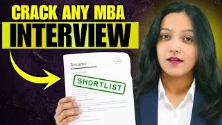 Crack Any MBA College Interview With This Startegy | MBA GD&PI Preparation Tips #mba