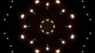 Abstract Fractal Warm Light Overlay