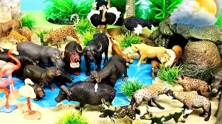 Explore Water Hole - Stunning Savanna Animal Figurines
