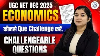 Ugc Net Economics Challenge Questions Dec 2025 | Jrf Economics | By Dr. Simranjit Kaur Mam