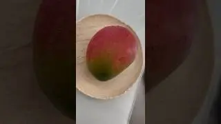 Island mango on the plate