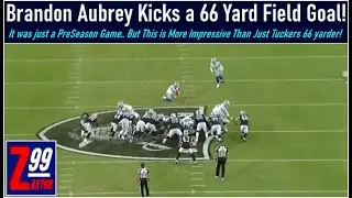Brandon Aubrey Blows Justin Tuckers 66 Yard Record Field Goal Away With A Much More Impressive One!
