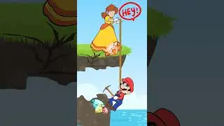 Mario and Luigi Competition - Mario Family Story #Story #shorts #tiktok #viral #fairytales