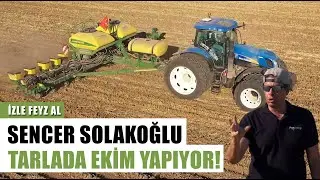 Sencer Solakoğlu Tarlada Ekim Yapıyor! Ekim Makinesinin Özelliklerini Anlattı | İzle Feyz Al-Arşiv