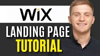 WIX LANDING PAGE TUTORIAL - HOW TO CREATE A LANDING PAGE WITH WIX