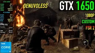 GTX 1650 - Resident Evil 4 Remake - 1080p Custom Settings (Denuvo Removed)