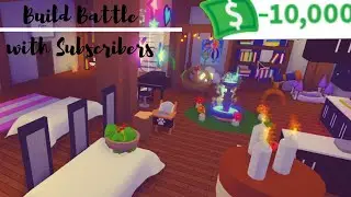 Build Battle With My Subscribers ♡  Roblox Adopt Me