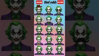🎉Emoji quiz : identify the🏆odd symbol it's very hard challenge #uniqueemoji #challenge #joker