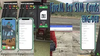 Gta V FiveM Esx Sim Cards ENG/DEU