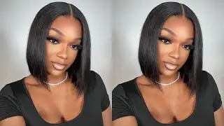 Quick & Easy 5 Minute Wig Install! 10 Inch Glueless Bob Wig | Ft. Isee Hair