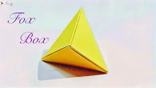 How to make Origami Fox Box