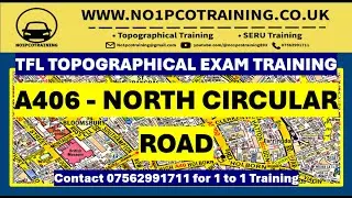 TFL TOPOGRAPHICAL SKILLS TEST- HANNAH CLOSE A406 -  2024/ PCO TRAINING