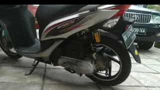 Honda spacy pakai shock tabung dan box filter beat fi