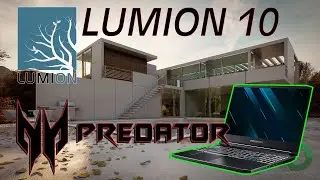 LUMION RENDER TEST | Acer Predator Helios 300 | GTX 1660 Ti + Intel Core i7-9750H