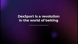 DexSport новый букмекер в web3, простой и понятный, с большим количеством ставок
