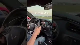 C7 Z06 FBO vs C6 ZR1 FBO both cars manual trans! (Track day)