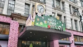 NYC LIVE Exploring Macy's Flower Show 2021 (May 8, 2021)