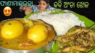 Eating_rice/kobi egg  curry/fishfry/kasala saga/dal