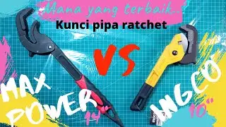 review kunci pipa ratchet maxpower vs ingco mana yang terbaik..!!