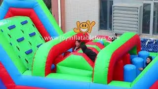 This 14m x 4.3m obstacle inflatable toy will add more fun to your park!
