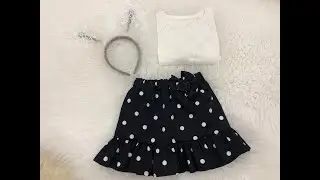 Mini Çocuk Fır Fır Etek | Dikim Videosu | Sweet Mini Children Skirt Sewing Video