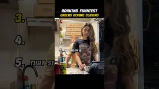 Ranking Funniest Orders Before Closing 🤣 (Part 5) #ranking #memes #funny #tiktok