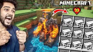 I Built an UNLIMITED Iron Farm in Minecraft Survival Episode