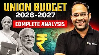 UNION BUDGET 2026-2027 | COMPLETE ANALYSIS