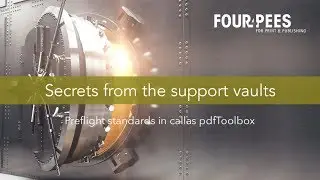 Preflight standards in callas pdfToolbox