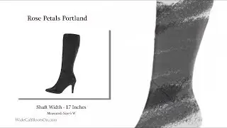 Rose Petals Portland Wide Shaft - Boots For Massive Calves