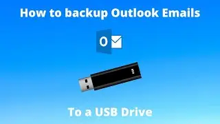 Как создать резервную копию электронной почты Outlook на USB-накопителе с помощью PST-файла