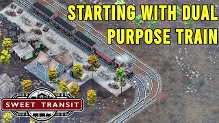 Можно ли создать смешанный грузовой и пассажирский поезд? | Sweet Transit | часть 1