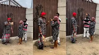 Shocking moment as evïl Onowu stop prophetess glory from delivering the mad woman