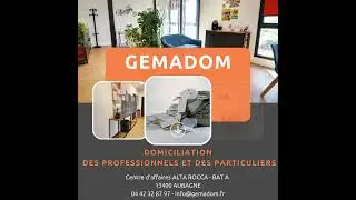 📬 Service de Domiciliation | GEMADOM Alta Rocca - Aubagne