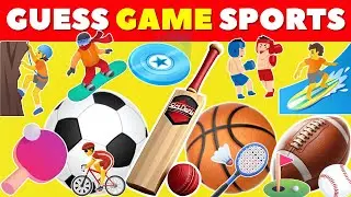 Guess the Sports by Equipment🏀🏏⚽ | Fun Sports Quiz Challenge 2025🥳
