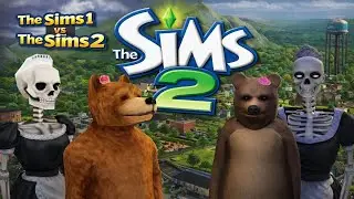 🐻 RECREANDO Los sims 1 VS Los Sims 2 💀 | CAS IC&Oacute;NICO