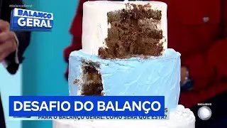 Melhor Confeiteiro das Américas aceita desafio e cria bolo especial para o Balanço Geral