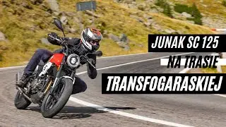 Junakiem SC 125 po trasie Transfogaraskiej w Rumunii. Jedyny taki test