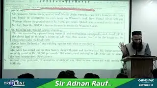 CAF 2 Sir Adnan Rauf Lecture 12