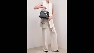 hermes black clemence kelly 28cm bag $339