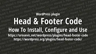 Head Footer Code: How To Install, Configure and Use