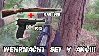 Wehrmacht set v akci! (Mauser Kar98k, P38) /HB Beton