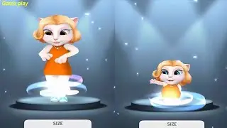 My Talking Angela LEVEL 561 VS  LEVEL 596 Gameplay