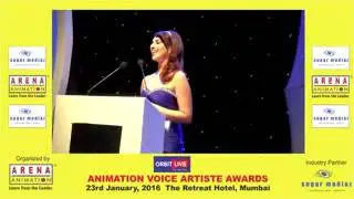 Arena Animation and Sugar Medias Voice Artist Award - Dishi Duggal